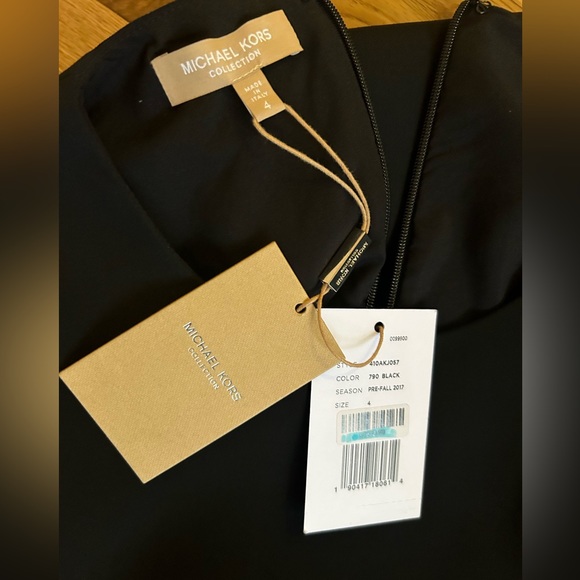 Michael Kors Collection black cut out crisscross dress sz 2/4 - Picture 7 of 7